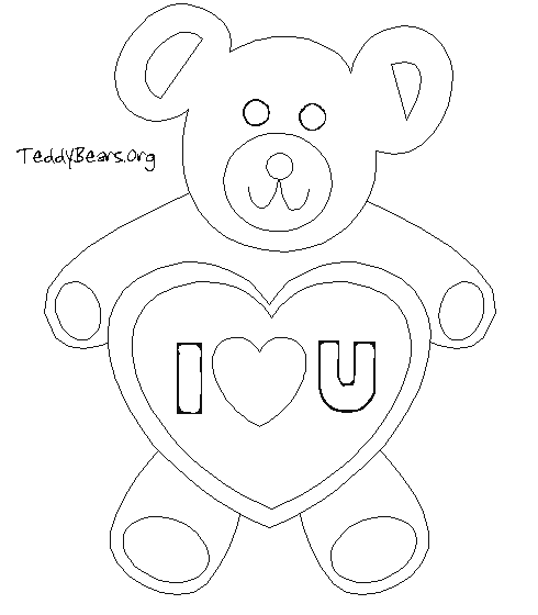 i love you coloring pages for adults. Download teddy bear coloring pages