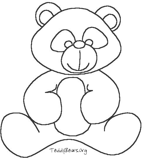 Download teddy bear coloring pages